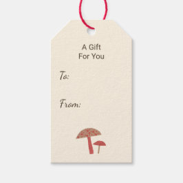 Moderne Pilze aus dem Mittelalter Retro Nature Art Geschenkanhänger