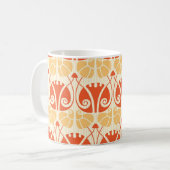 Moderne Pilze: Trendiges Muster Kaffeetasse (Vorderseite Links)