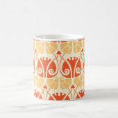 Moderne Pilze: Trendiges Muster Kaffeetasse (Mittel)