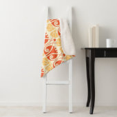 Moderne Pilze: Trendiges Muster Sherpadecke (Beispiel)