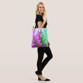 Moderne Pine Trees Abstrakt Tote Bag Tasche (Am Model)