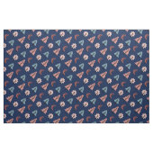 Moderne Pink Blue Cookie Tree Muster Urlaub Stoff (Yard (91,4 cm))