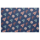 Moderne Pink Blue Cookie Tree Muster Urlaub Stoff (Fat Quarter (45,7 x 55,9 cm))