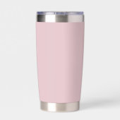 Moderne Pink „Fa La La“ Multi-Foto-Weihnachts- Thermobecher (Rückseite)