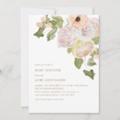 Moderne Pink Lemonade Frühjahrsdusche Einladung (Vorderseite)