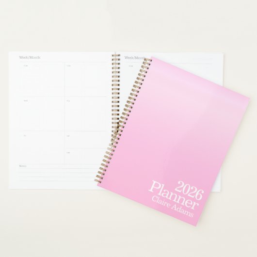 Moderne Pink Ombre Planer (Anzeige)
