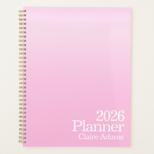 Moderne Pink Ombre Planer (Vorderseite)