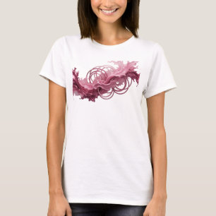 Moderne Pinke ABSTRACT ART Statement T-Shirt