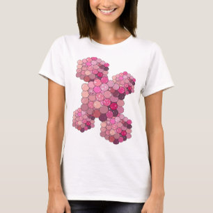 Moderne Pinke ABSTRACTE KUNST Grafikdesign T-Shirt