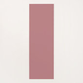 Moderne Pinke Minimale Gingham-Muster-Monogramm Yogamatte (Rückseite)