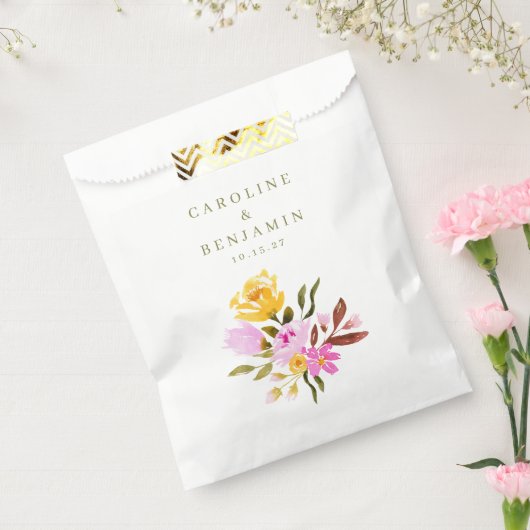 Moderne pinkfarbene Individuelle Namen Geschenktütchen (Versiegelt)