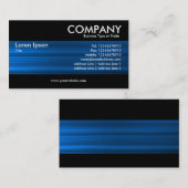 Moderne - Pinselblau-Textur Visitenkarte (Vorne/Hinten)