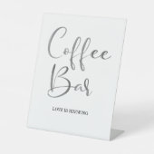 Moderne Pinselkalligrafie-Script-Bar Sockelschild (Vorderseite)