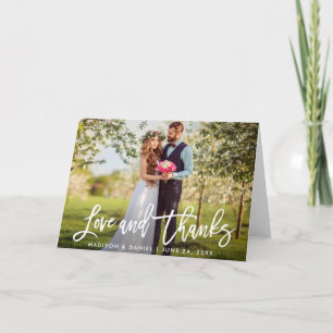 Moderne Pinselskriptschrift für Hochzeitsskripte - Karte