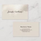 Moderne Pinselstriche Schlaganfall Imitate Perlneu Visitenkarte (Vorne/Hinten)