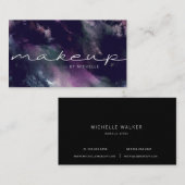 Moderne Pinselstriche Stroke Elegante Typografie Visitenkarte (Vorne/Hinten)