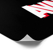 Moderne Piratenflagge Poster (Ecke)