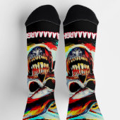 Moderne Piratenflagge Socken (Oben)