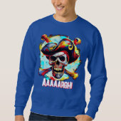 Moderne Piratenflagge Sweatshirt (Vorderseite)
