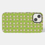 Moderne Pistachio Nut Green iPhone Hülle (Rückseite (Horizontal))
