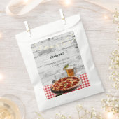 Moderne Pizza + Beer Bricks Baby Dusche Geschenktütchen (Ausgeschnitten)