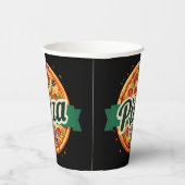 Moderne Pizza Party Babydusche Pappbecher (Rechts)