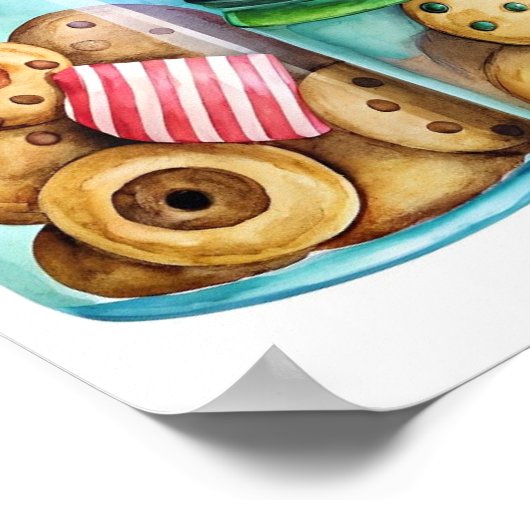 Moderne Plakatkunstdruckereien Poster (Ecke)