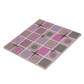 Moderne Plätze Mitte Jahrhunderts Sterne Pink Lila Fliese (Seite)