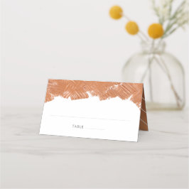 Moderne Platzkarten für Kupferpinsel