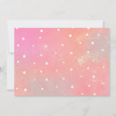 Moderne Polk Dot Überraschung Boy Gold Foil Kinder Einladung (Rückseite)