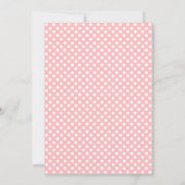 Moderne Polka Dot Bridal Dusche Einladungen (Rückseite)