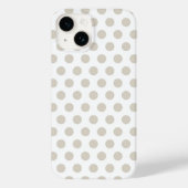 Moderne Polka Dots Case-Mate iPhone Hülle (Rückseite)