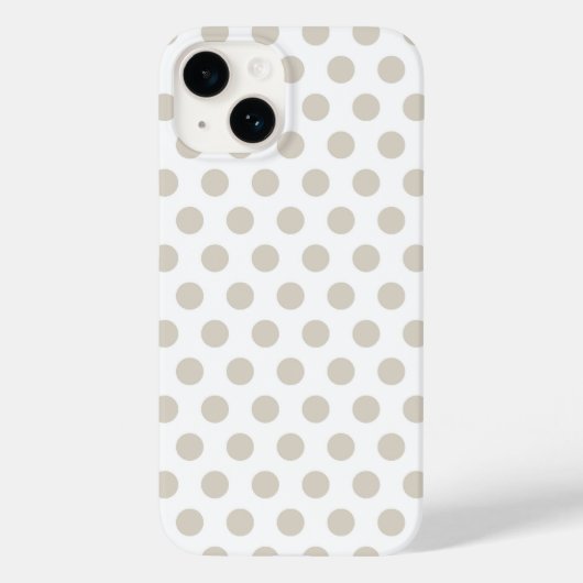Moderne Polka Dots Case-Mate iPhone Hülle (Rückseite)