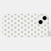 Moderne Polka Dots Case-Mate iPhone Hülle (Rückseite (Horizontal))