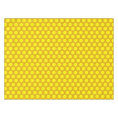 Moderne Polka Dots | Elegant Mustard Yellow Tischdecke (Vorderseite (Horizontal))