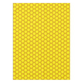 Moderne Polka Dots | Elegant Mustard Yellow Tischdecke