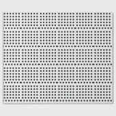 Moderne Polka Dots Geschenkpapier (Flach)