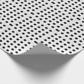 Moderne Polka Dots Geschenkpapier (Ecke)
