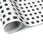 Moderne Polka Dots Geschenkpapier (Rolleneckpunkt)