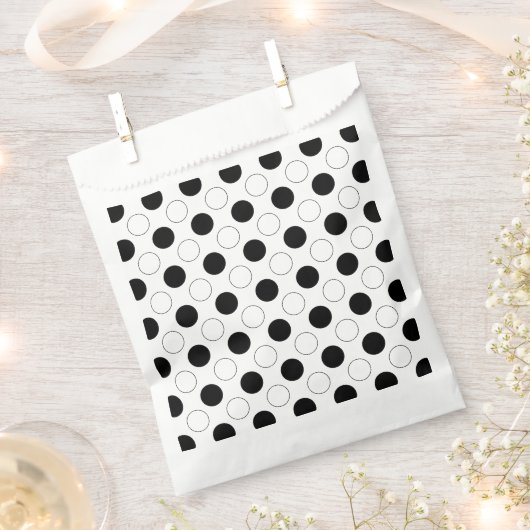 Moderne Polka Dots Geschenktütchen (Ausgeschnitten)
