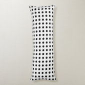 Moderne Polka Dots Seitenschläferkissen (Rückseite (Vertikal))