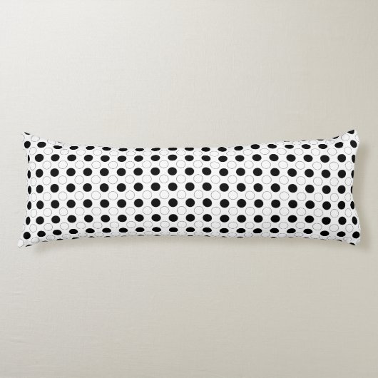 Moderne Polka Dots Seitenschläferkissen (Vorderseite)