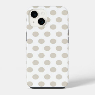 Moderne Polka-Punkte iPhone Hülle