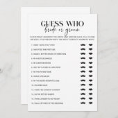 Moderne Polterabend Bridge oder Groom Game Cards (Vorne/Hinten)