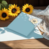 Moderne Polterabend Lace Sunflower String Lights Post-it Klebezettel