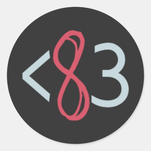 Moderne Poly Stickers (schwarz) - Blatt mit 20 Stü (Vorderseite)