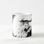 Moderne Pop Art Eagle Kopfvorlage Ihren Text hinzu Kaffeetasse (Mittel)