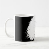 Moderne Pop Art Eagle Kopfvorlage Ihren Text hinzu Kaffeetasse (Links)
