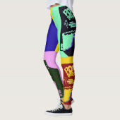 Moderne Pop Art Leggings (Links)