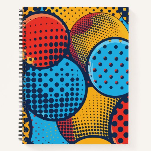 Moderne Pop-Art Notizblock (Vorderseite)
